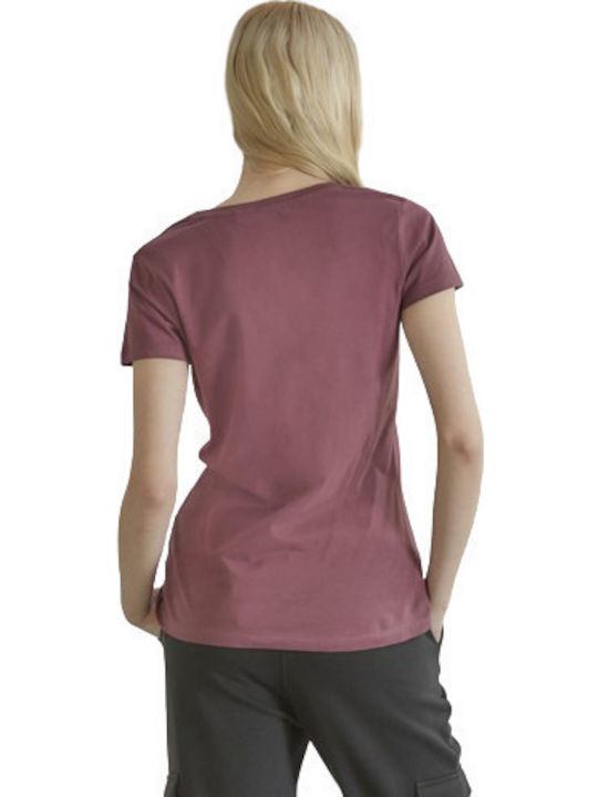 Seker Women's Burgundy T-shirt