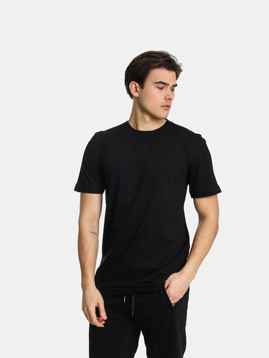 Paco & Co Men's Short Sleeve T-shirt Black