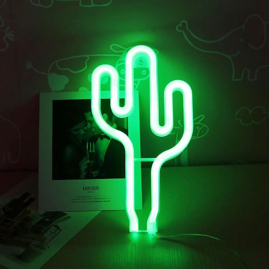 Decorative Lamp Cactus Green