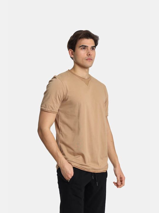 Paco & Co Men's Short Sleeve T-shirt Brown