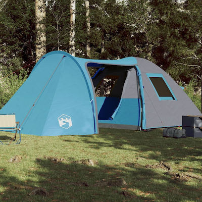 vidaXL Σκηνή Camping Μπλε για 6 Άτομα 466x342x200εκ.