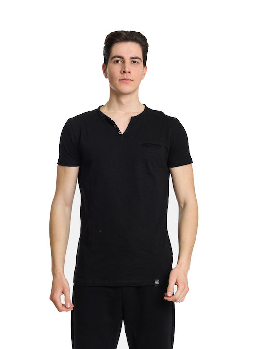 Paco & Co Men's Short Sleeve T-shirt Black