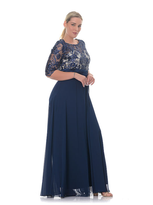 Farmaki Maxi Dress Blue