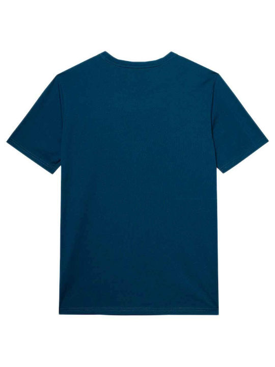 4F Herren Kurzarmshirt Blau