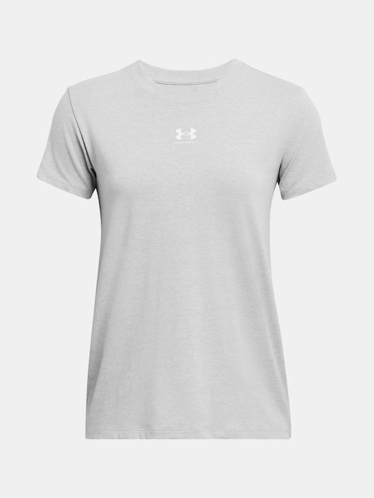 Under Armour Γυναικείο Αθλητικό T-shirt Γκρι