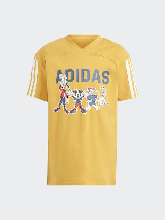 Adidas Kids Set with Shorts Summer 2pcs Yellow