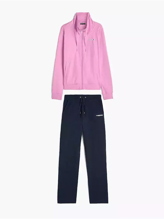 Freddy Damen-Sweatpants-Set Marineblau