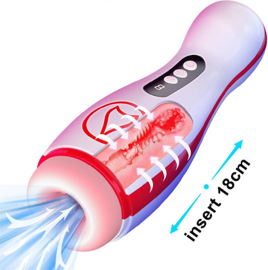 Boss Of Toys Masturbator Mouth με Δόνηση