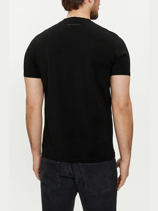 Karl Lagerfeld Men's Short Sleeve T-shirt Black