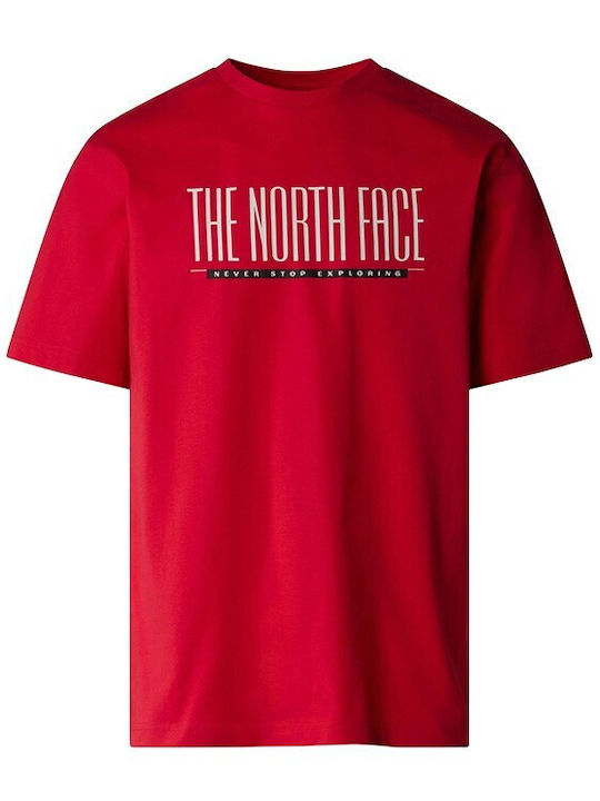 The North Face Men's Short Sleeve T-shirt Red