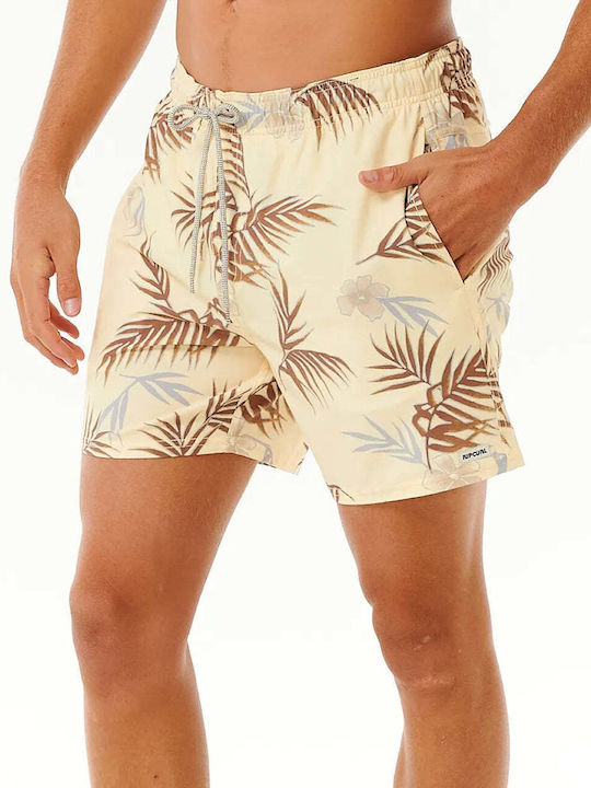 Surf Revival Ανδρικό Μαγιό Σορτς Vintage Yellow Floral 08BMBO-8872