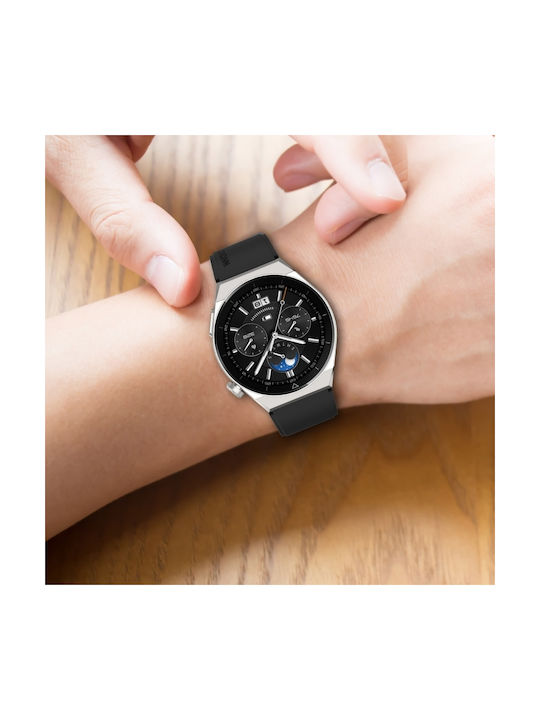 Curea Silicon Alb (Huawei Watch GT2 / GT3 (42mm) / GT3 Pro (43mm)Honor Magic Watch 2 )