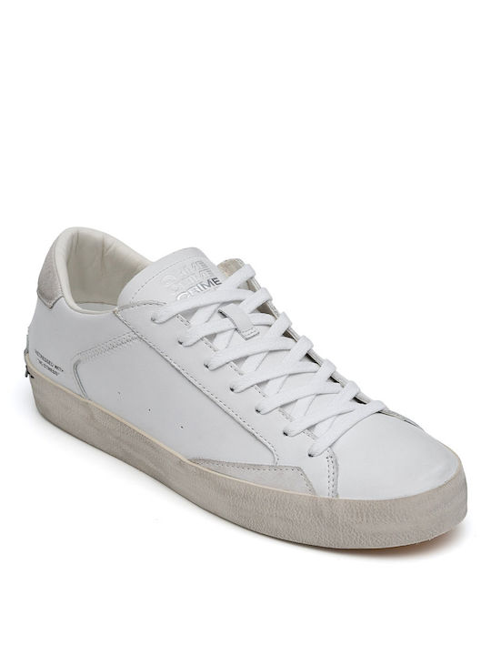 Crime London Herren Sneakers Weiß