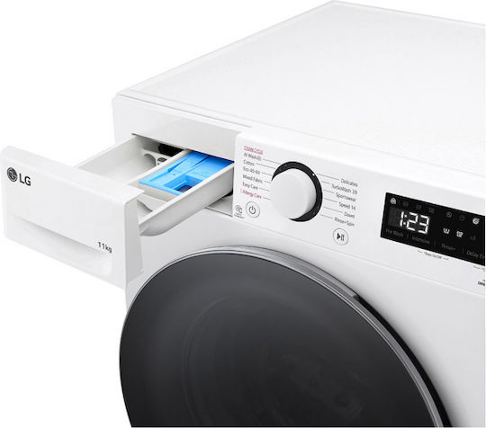 LG Mașină de Spălat Rufe 11kg cu Tehnologie cu Abur 1400 Rotiri F4WR511S1W