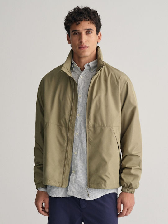 Gant Men's Jacket Waterproof and Windproof Beige