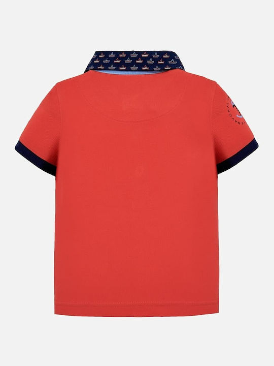 Mayoral Kids Polo Short Sleeve red