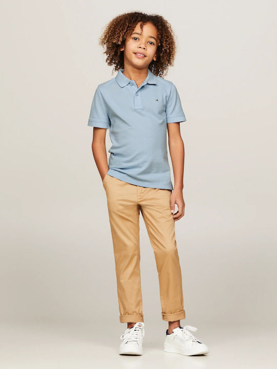 Kinderpolo Kurzarm BREEZY BLUE Flag