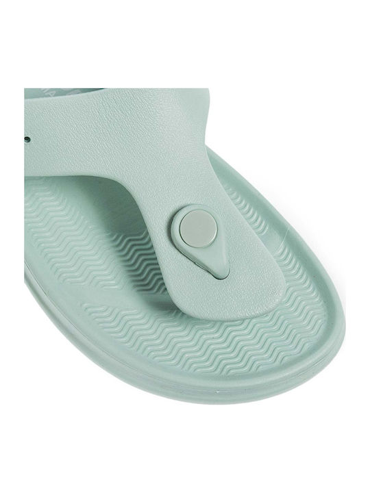 Flip Flops In Sandal Style In Green Colour