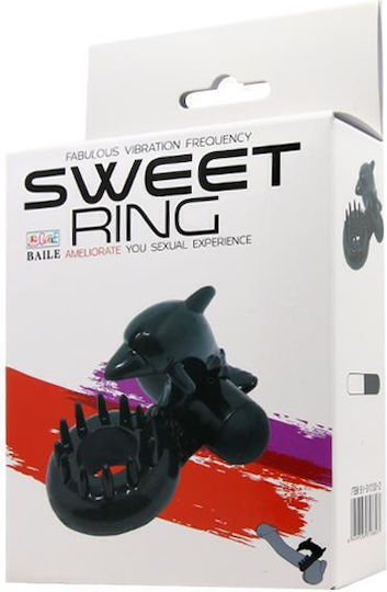 Penis Ring With Clitoral Massager Vibrates