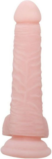 Baile Super Realistic Dildo with Scrotum & Suction Cup Flesh 19cm