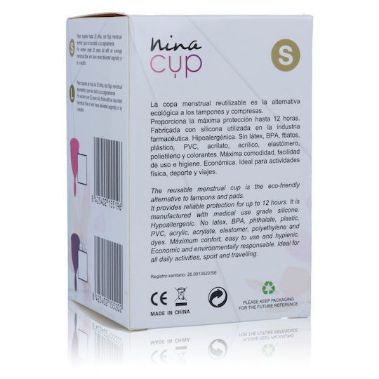 Nina Kiki Cupa De Menstruație Small Roz 15ml