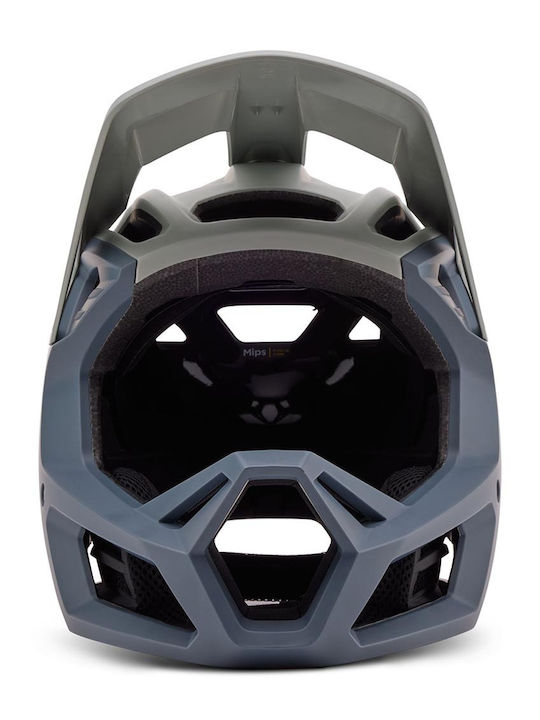 Fox Proframe Volles Gesicht Fahrradhelm Berg / Straße / Abfahrtslauf mit MIPS Schutz Gray