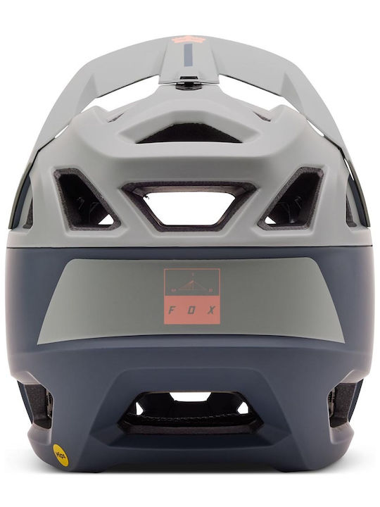 Fox Proframe Volles Gesicht Fahrradhelm Berg / Straße / Abfahrtslauf mit MIPS Schutz Gray