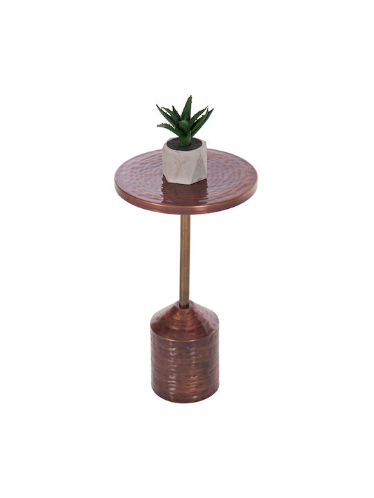 Round Side Table Bombay Bronze L25.5xW25.5xH51.5cm