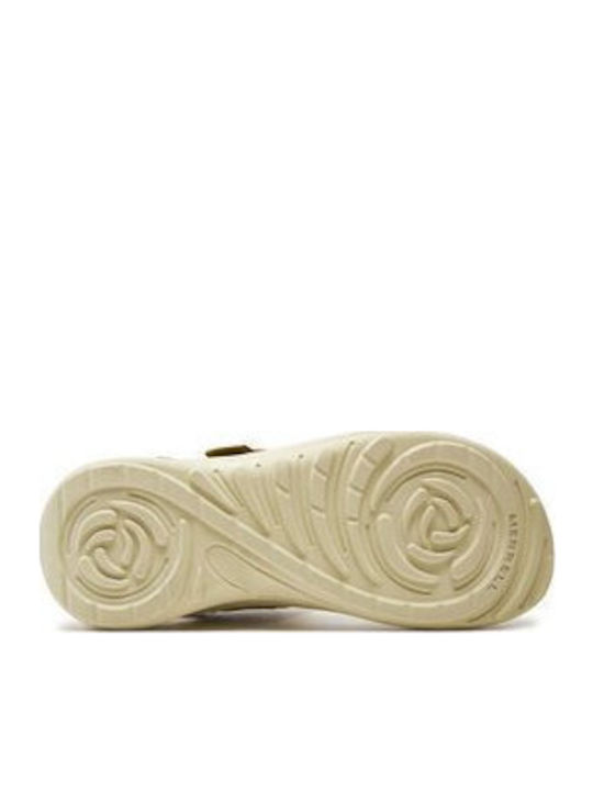 Terran Flache Sandalen für Damen in Grün Farbe