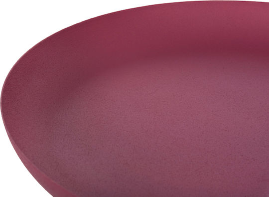 Rundes Beistelltisch Delbel Metall Rosa M36xB36xH49cm