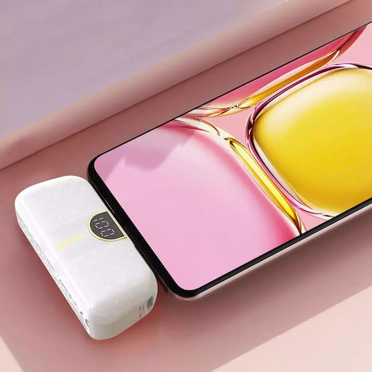 Dudao Mini Power Bank 5000mAh Λευκό