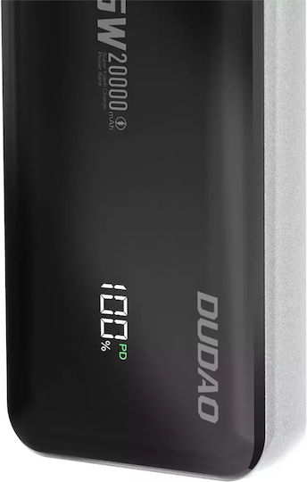 Dudao K65 Power Bank 20000mAh 65W Μαύρο