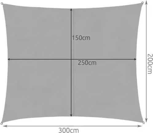 Gardlov Πανί Σκίασης Γκρι 2x3m