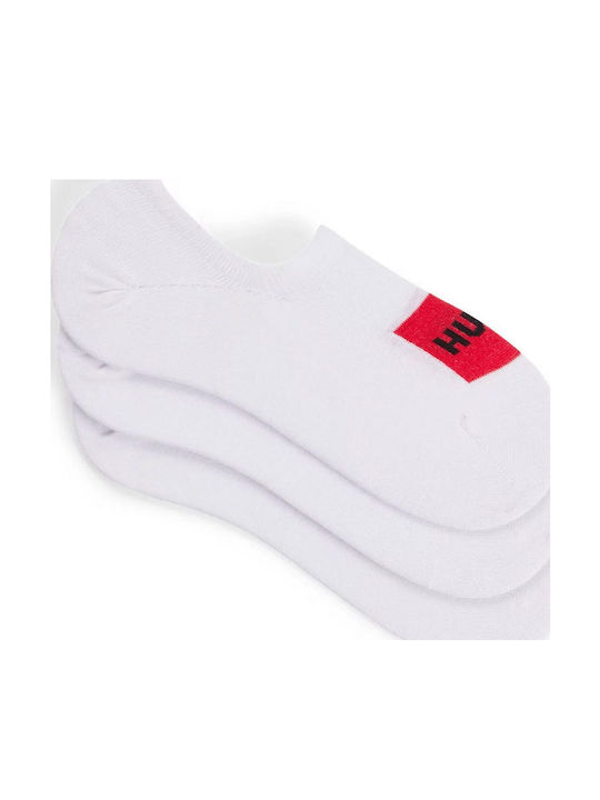 Hugo Lc Label Cc Ανδρικές Κάλτσες Λευκές 3Pack
