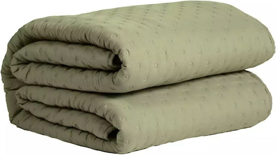 Das Home 9629 Κουβερλί Υπέρδιπλο Microfiber Λαδί 220x240cm