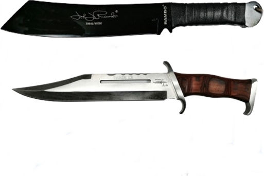 Rambo Iv Depox Messer Set aus Rostfreiem Stahl