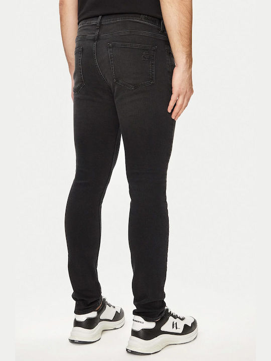 Karl Lagerfeld Men's Jeans Pants in Slim Fit Black