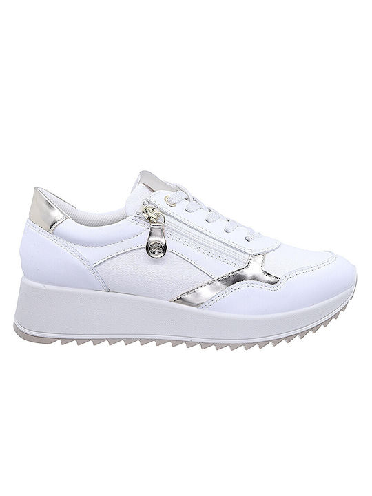 Imac Damen Anatomisch Sneakers Bianco