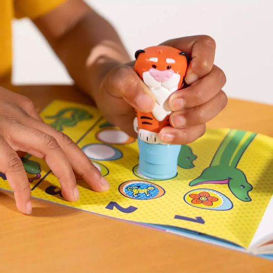 Melissa & Doug Children's Craft Sticker WOW! Activity Book with Sticker Stamp - Tiger for Children 3 Years Pumpkin