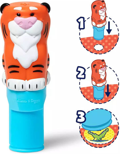 Melissa & Doug Children's Craft Sticker WOW! Activity Book with Sticker Stamp - Tiger for Children 3 Years Pumpkin