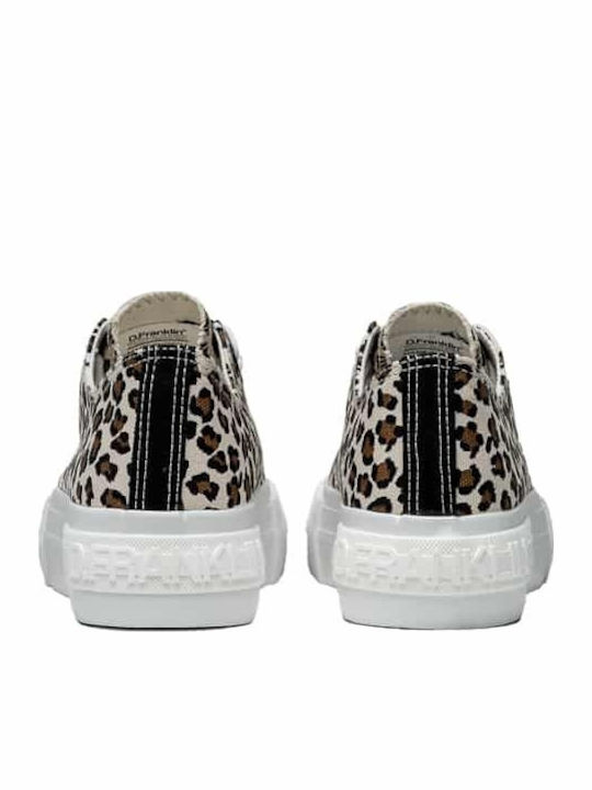 One Way Adidași Flatforms Pentru Femei Leopard