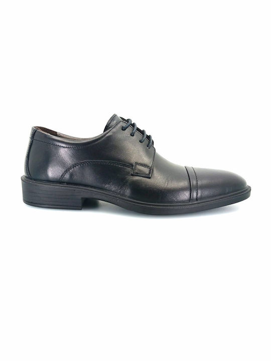 Boxer Men's Anatomic Leather Casual Shoes Black