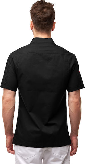 strongAnt Coat Chef Black with Long Sleeve Easyclean