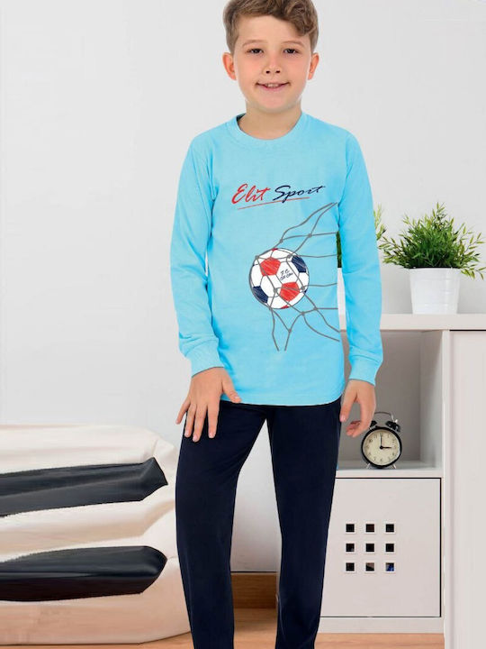 Elit Star Kids Pyjamas Summer Cotton Blue