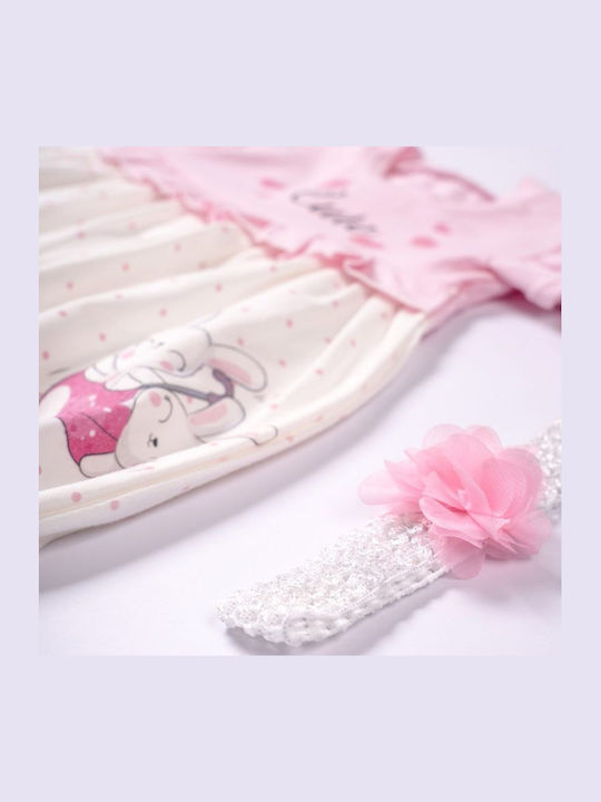 Evita Set Onesies Pink