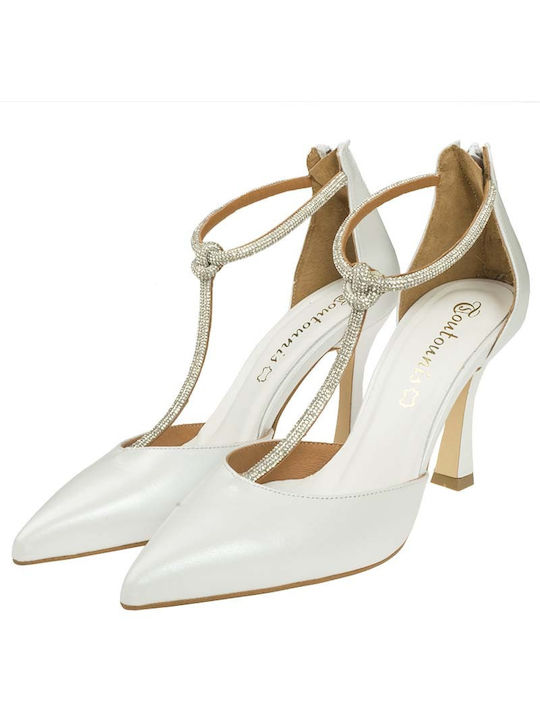 Divide White High Heels