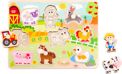 Puzzle pentru Copii Animal 10buc Tooky Toys