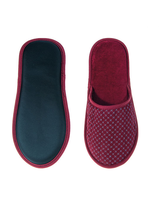 Amaryllis Slippers Papuci bărbați iarna Burgundy