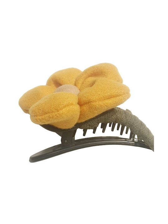 Scans Kids Hair Clip Flower in Yellow Color