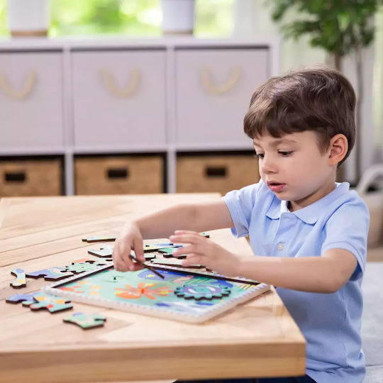 Wooden Kids Peg Puzzle 18pcs Melissa & Doug